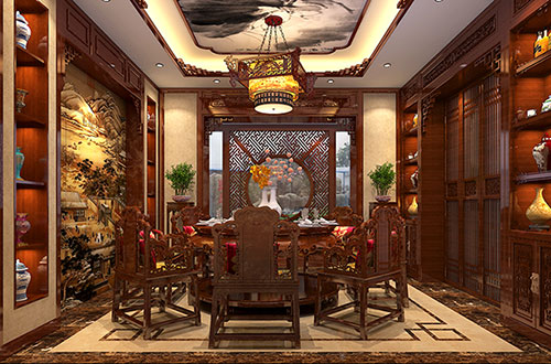 衡东温馨雅致的古典中式家庭装修设计效果图