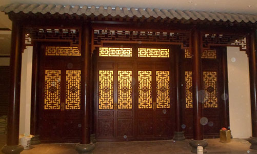 衡东传统仿古门窗浮雕技术制作方法